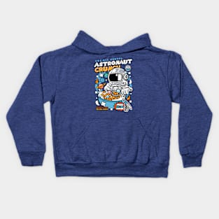 Retro Cereal Box Astronaut Crunch // Junk Food Nostalgia // Cereal Lover Kids Hoodie